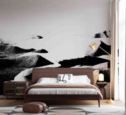 3D Watercolor Black Ink Mountains Wallpaper Wall Mural Wall Decor Wall Art Wall Sticker Remoable Wallpaper LQH 2