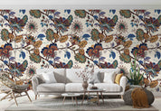 3D Vintage Watercolor Floral Pattern Wall Mural Wallpaper GD 4949- Jess Art Decoration