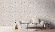 3D Floral Gray Rose Wall Mural Wallpaper YXL 2227