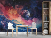 3D Watercolour The Earth Wave Point Wall Mural Wallpaper YXL 192