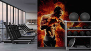 3D Gym Fitness Boxing Wall Mural Wallpaper 8
