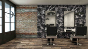3D Barber Shop Hair Salon Haircut Specialist Wall Mural Wallpaper 4