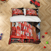 3D Liverpool Football Club Propaganda Poster Quilt Cover Set Bedding Set Duvet Cover Pillowcase 914