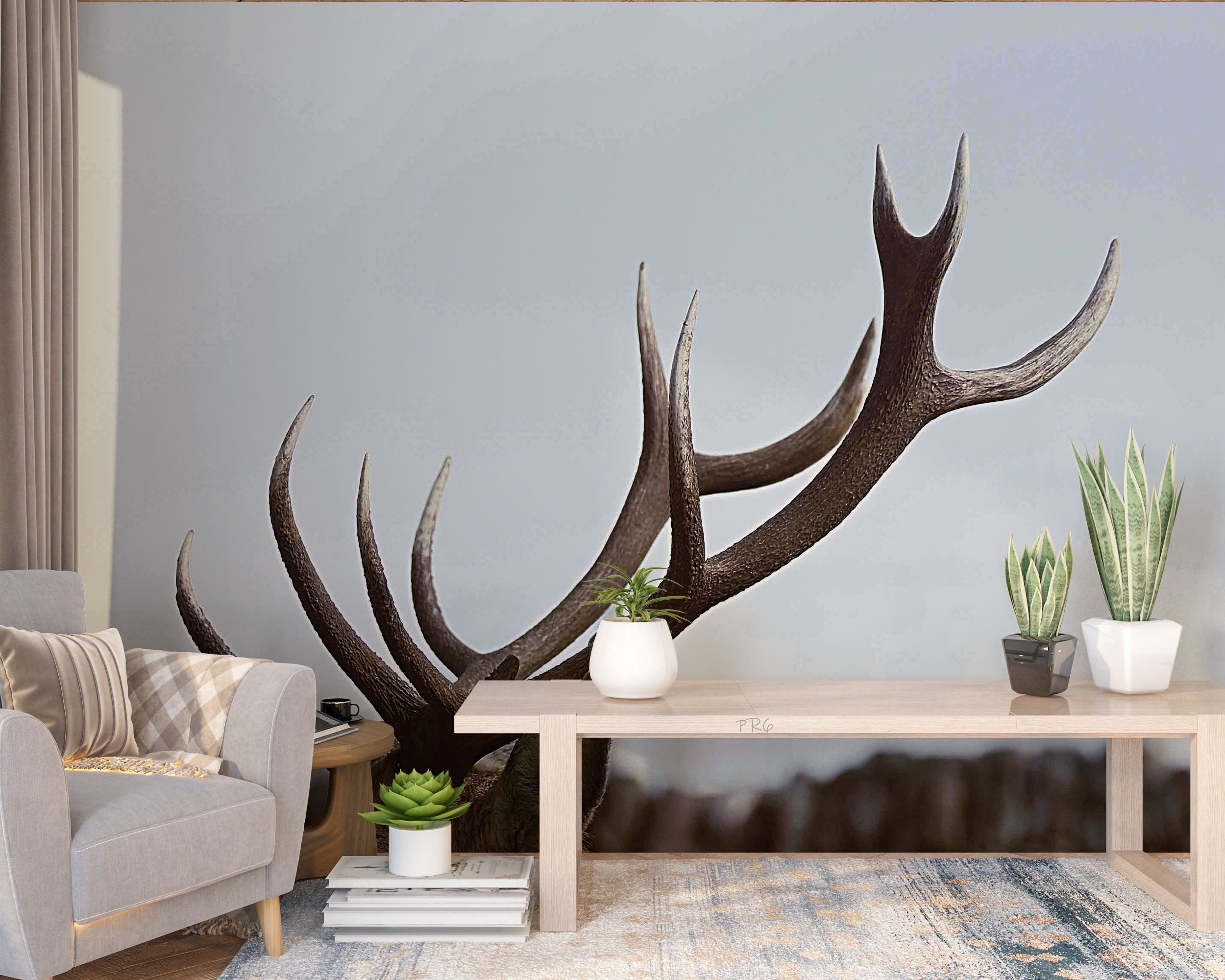 3D Animal Corner Mountain Wall Mural Wallpaper YXL 18- Jess Art Decoration