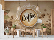 3D Restaurant Snack Bar Coffee Shop Wall Mural Wallpaper 35