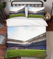 3D Real Madrid Spectator Seats Sunlight Quilt Cover Set Bedding Set Duvet Cover Pillowcase 833