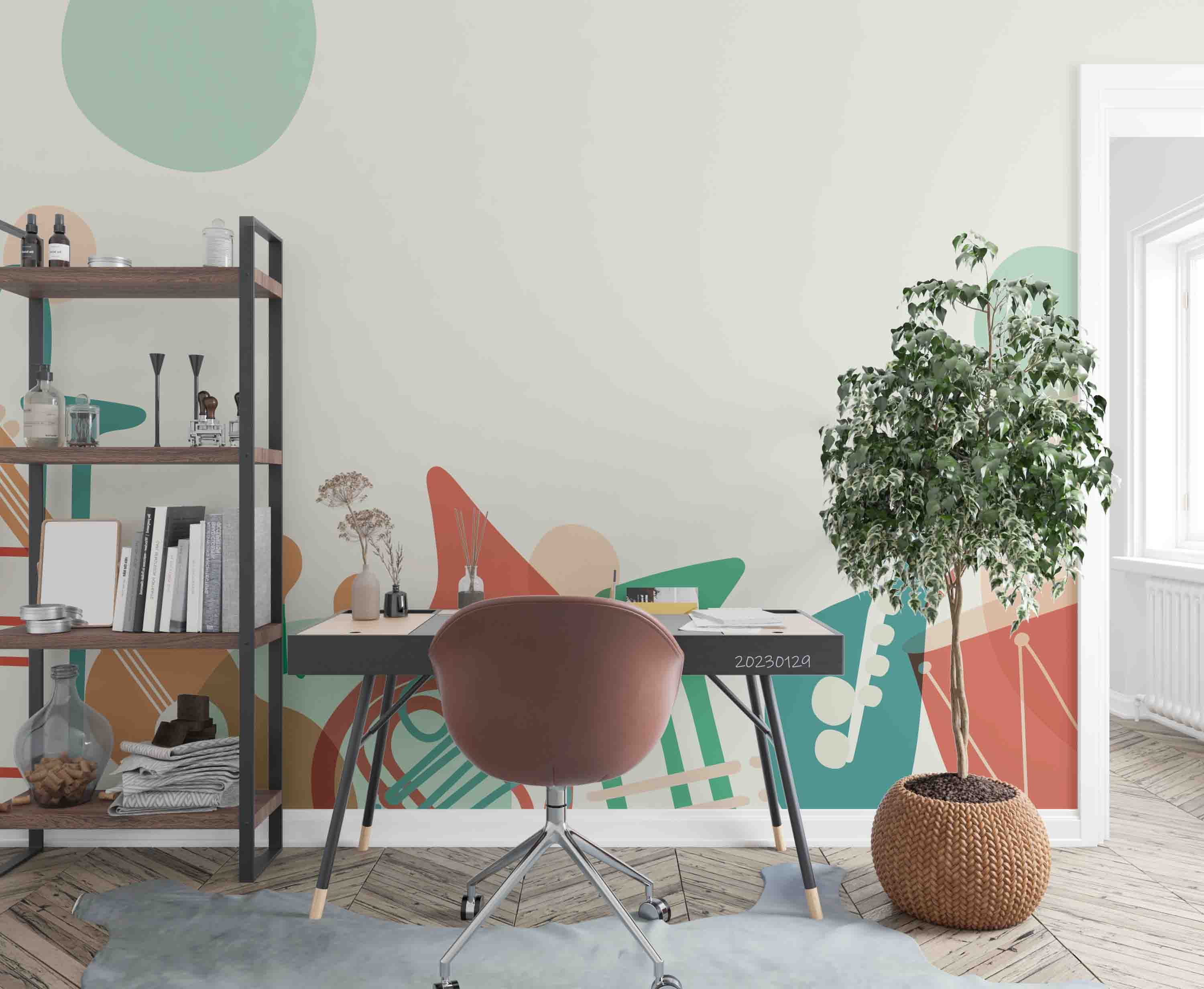 3D Abstract Guitar Musical Instruments Drum Wall Mural Wallpaper YXL 27- Jess Art Decoration