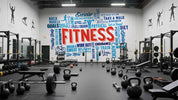 3D Gym Fitness Gymnasium Wall Mural Wallpaper 71