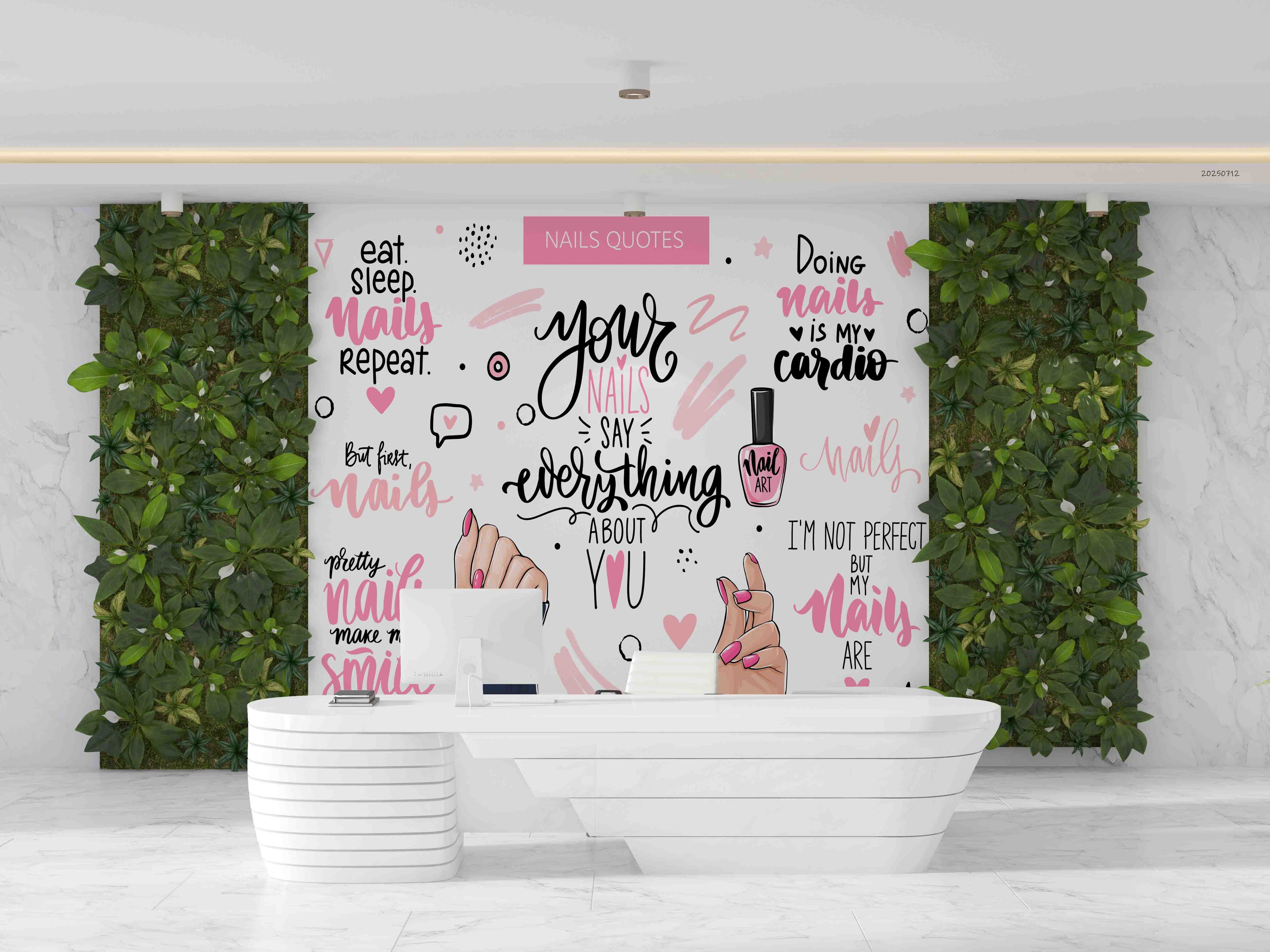 3D Salon Shop Beauty Salon Nail Salon Wall Mural Wallpaper 22