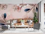 3D Hand Drawn Watercolor Floral Wall Mural Wallpaper GD 3361- Jess Art Decoration