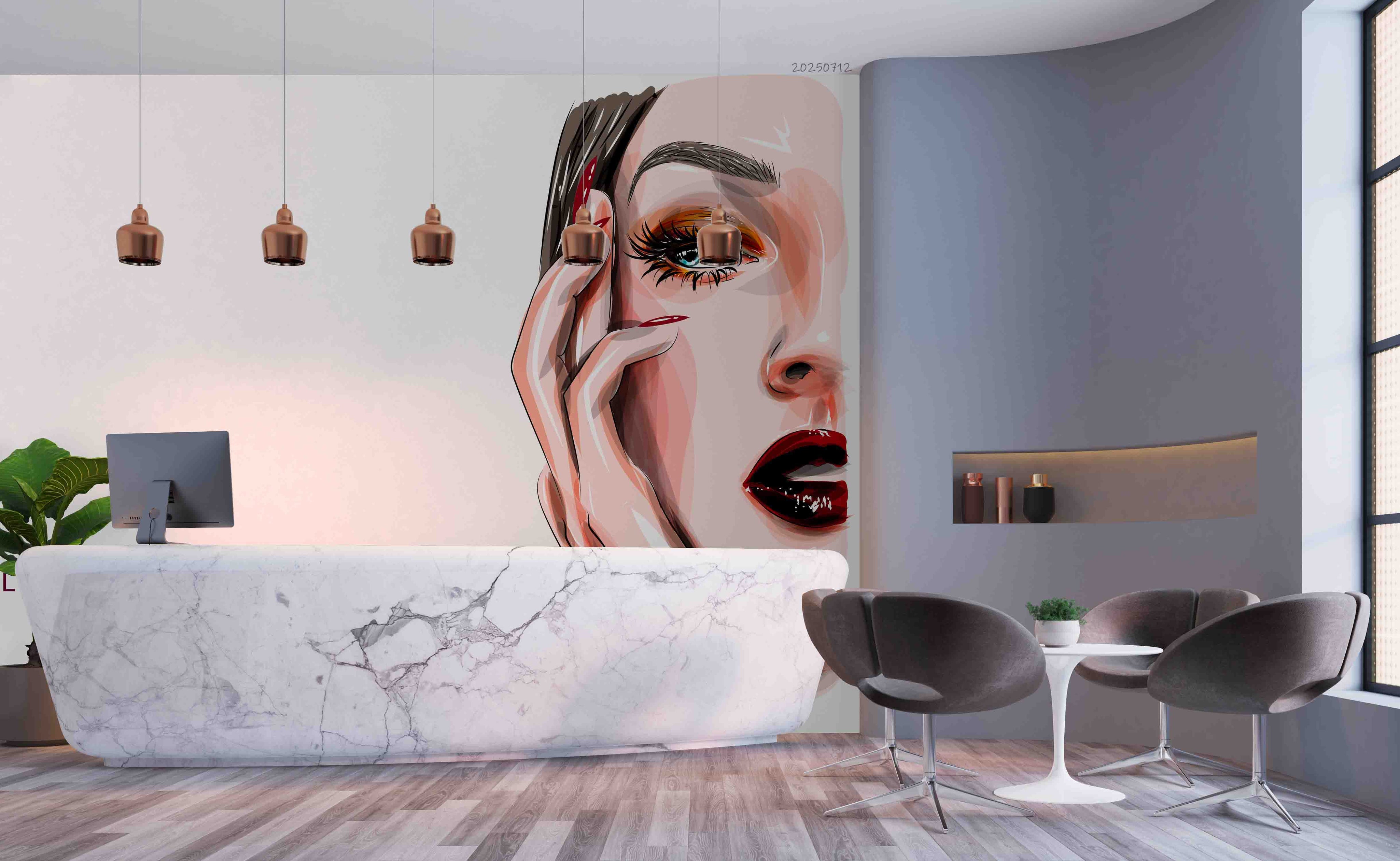 3D Salon Shop Beauty Salon Wall Mural Wallpaper 31