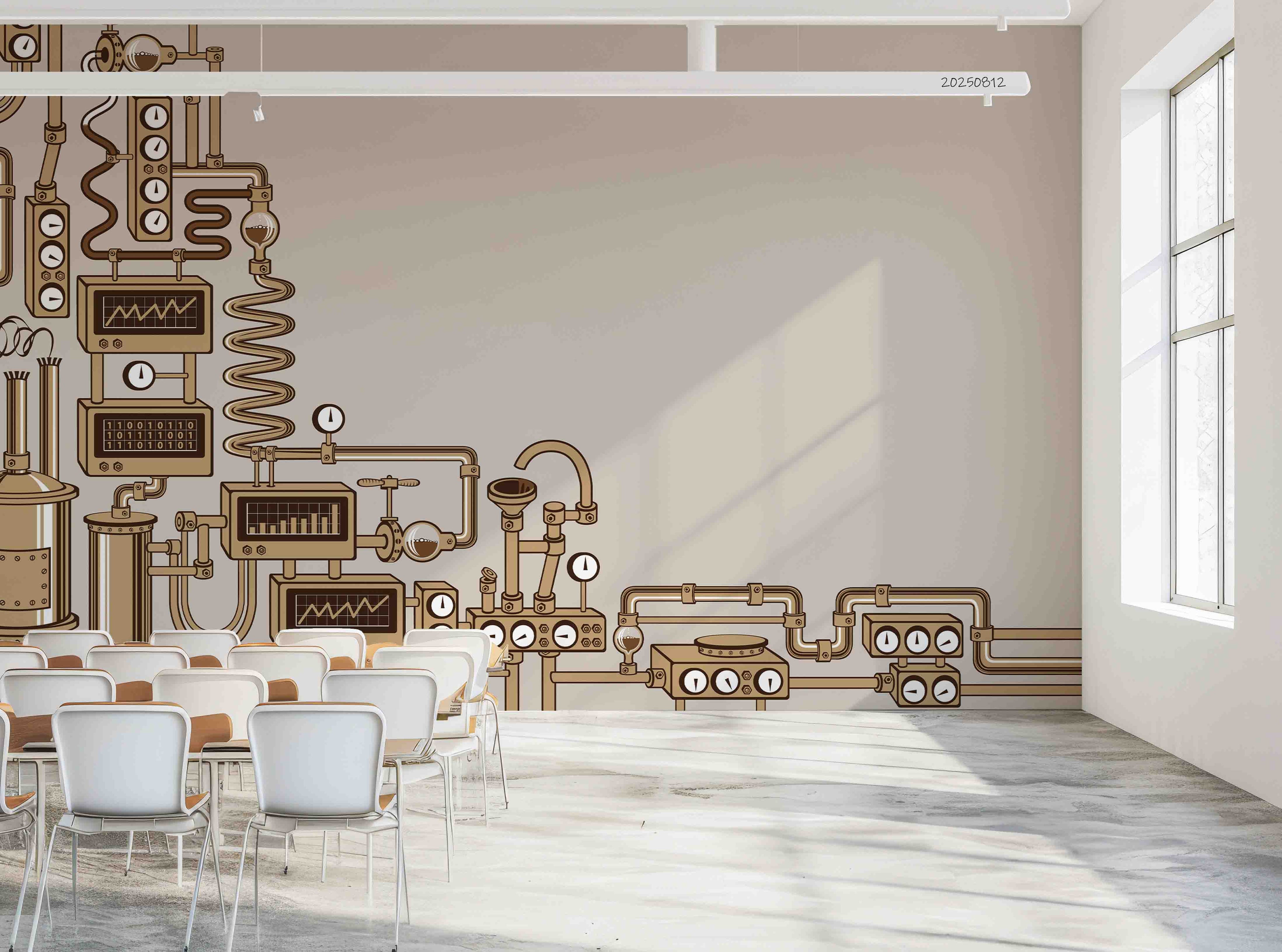 3D School STEM Science Lab Classroom Teaching Aid Physical Wall Mural Wallpaper 5