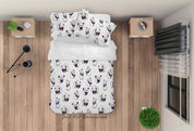 3D Animal Panda Quilt Cover Set Bedding Set Duvet Cover Pillowcase 480