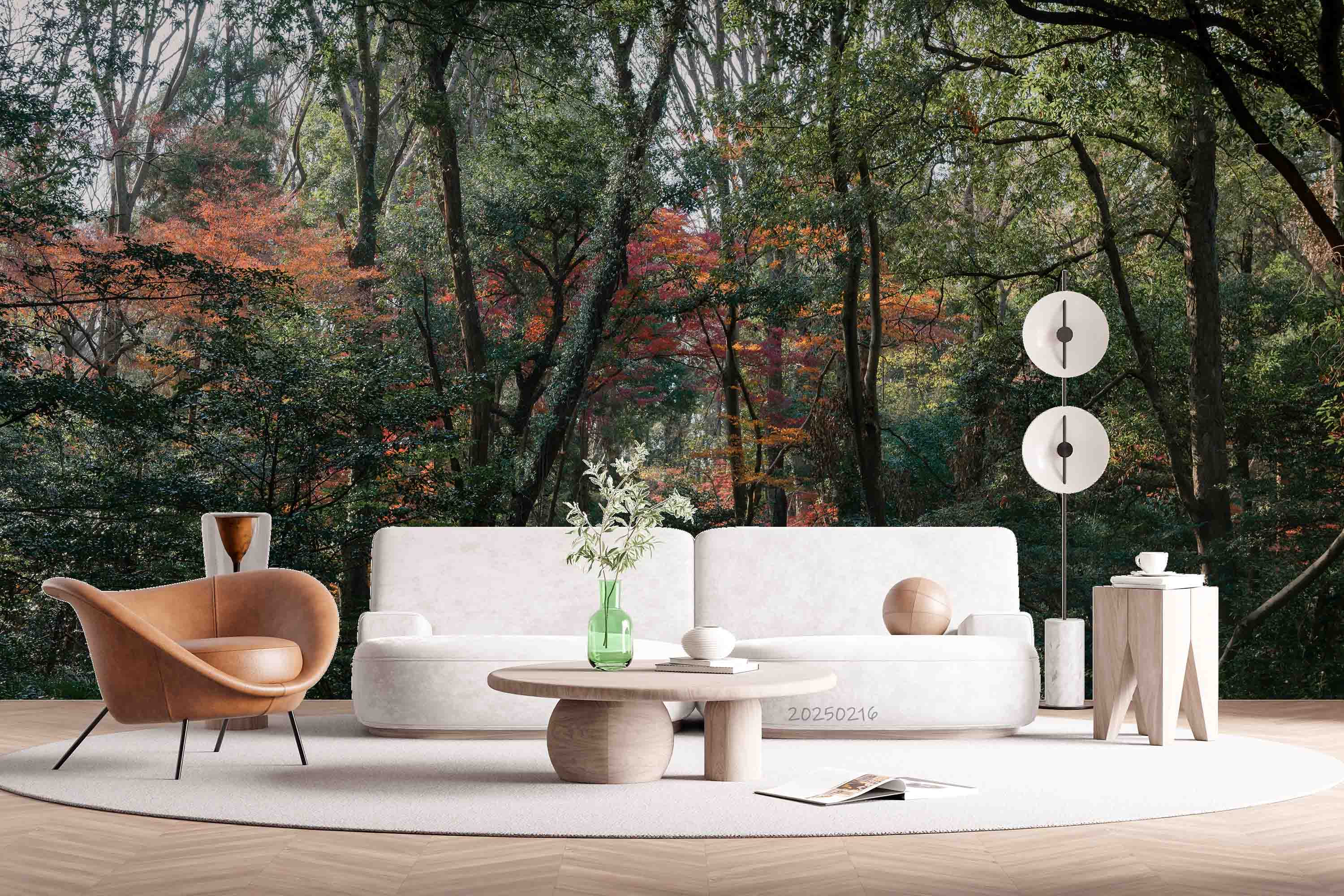 3D Green Forest Nature Scenery Wallpaper Wall Mural Wall Decor Wall Art Wall Sticker Remoable Wallpaper LQH