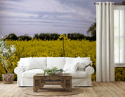 3D Yellow Rapeseed Field Floral Wallpaper Wall Mural Wall Decor Wall Art Wall Sticker Remoable Wallpaper
