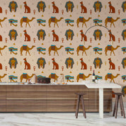 3D Egyptian Decorative Pattern Background Wallpaper Wall Mural Wall Decor Wall Art Wall Sticker Remoable Wallpaper LQH