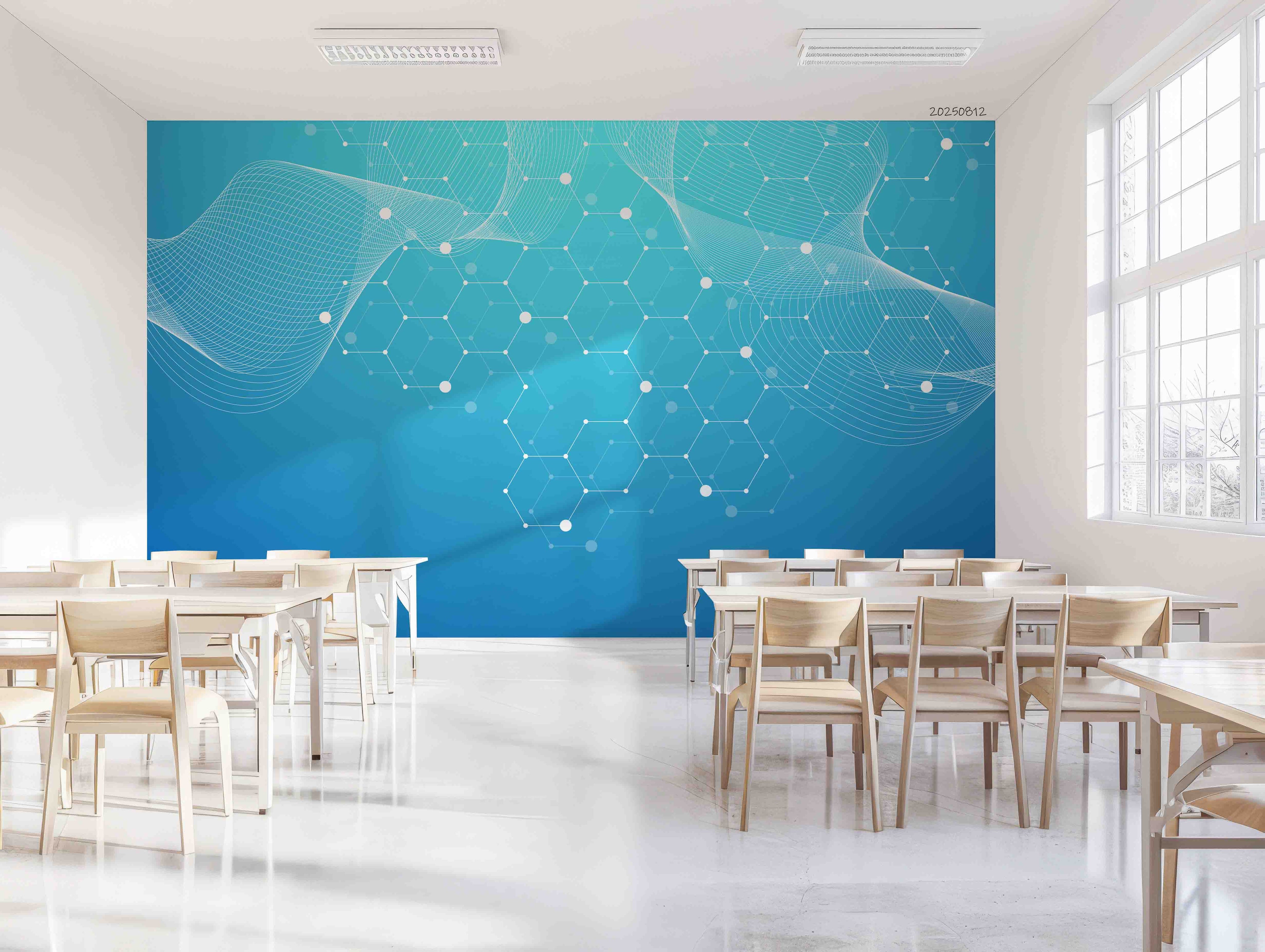 3D School STEM Science Lab Classroom Teaching Aid Technology Wall Mural Wallpaper 17