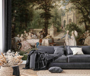 3D Europe Oil Painting Palace Park Wall Mural Wallpaper GD 5603- Jess Art Decoration
