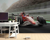 3D Red F1 Formula Racing Wallpaper Wall Mural Wall Decor Wall Art Wall Sticker Remoable Wallpaper