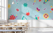3D School STEM Science Lab Classroom Teaching Aid Wall Mural Wallpaper 40