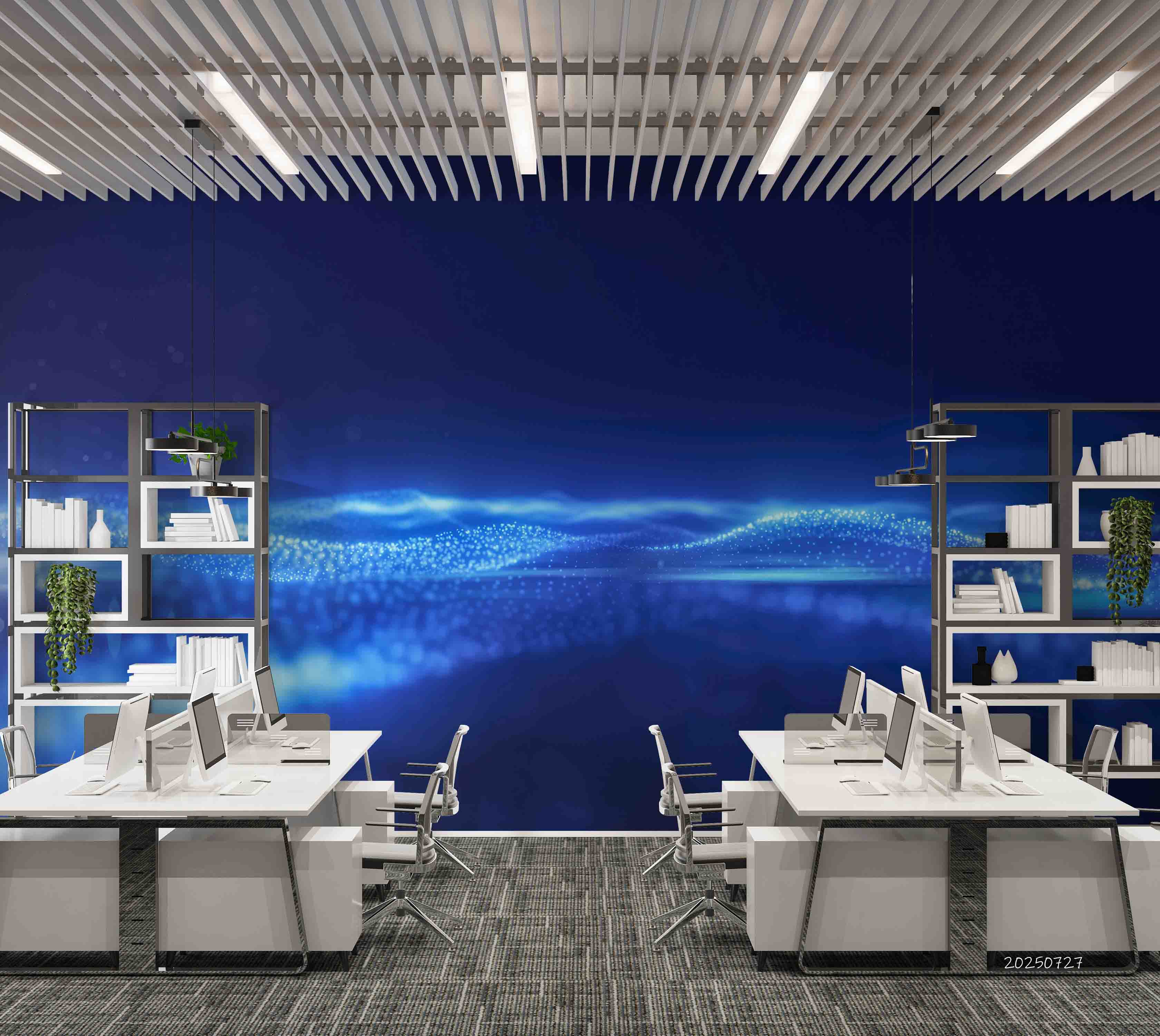 3D Office Business Commerce Technology Wall Mural Wallpaper 35