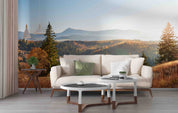 3D Mountains Autumn Landscape Wall Mural Wallpaper JN 379