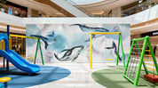 3D Play Centre Amusement Park Funfair Carnie Whale Wall Mural Wallpaper 18