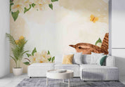 3D Watercolor Spring Floral Background Wall Mural Wallpaper GD 3298- Jess Art Decoration