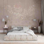 3D Abstract Grey Leaf Floral Wallpaper Wall Mural Wall Decor Wall Art Wall Sticker Remoable Wallpaper LQH 31