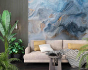 3D Aged Care Retirement Home Gerocomium Rest Home Marble Blue Wall Mural Wallpaper 35