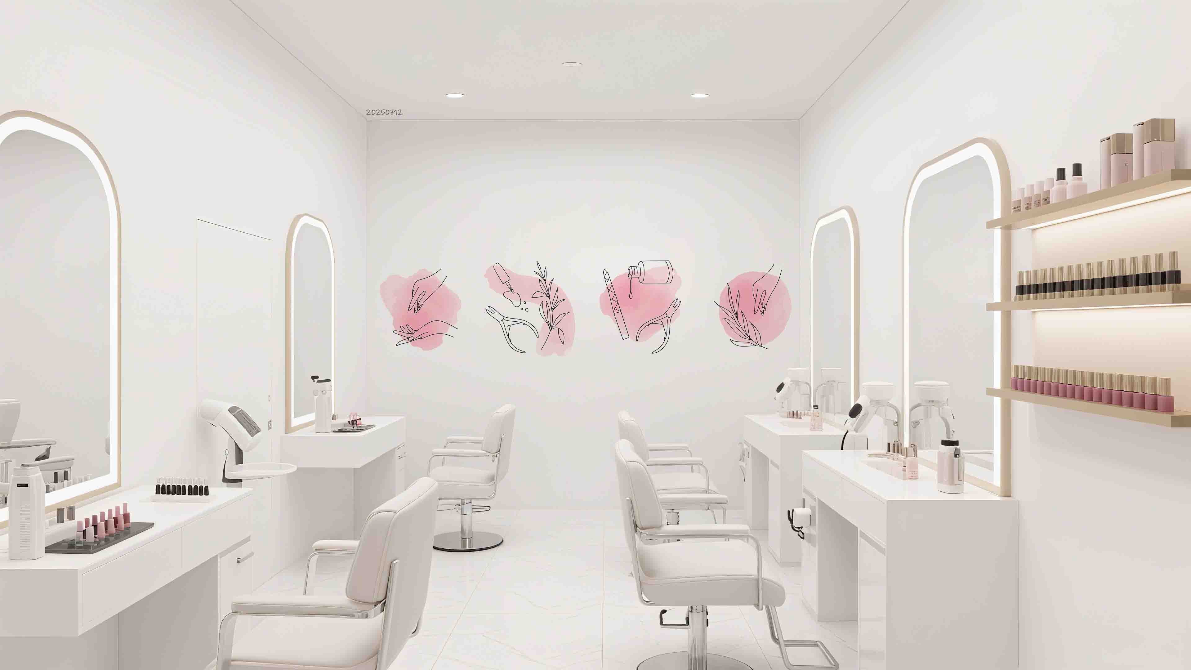 3D Salon Shop Beauty Salon Nail Salon Wall Mural Wallpaper 21