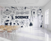 3D School STEM Science Lab Classroom Teaching Aid Wall Mural Wallpaper 38