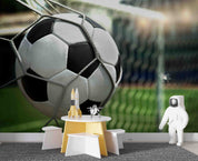 Football Net Football Stadium Wallpaper football stadium wall mural for sports room, club room or fan space - view 4