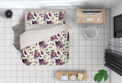 3D Floral Leaf Quilt Cover Set Bedding Set Duvet Cover Pillowcase 572