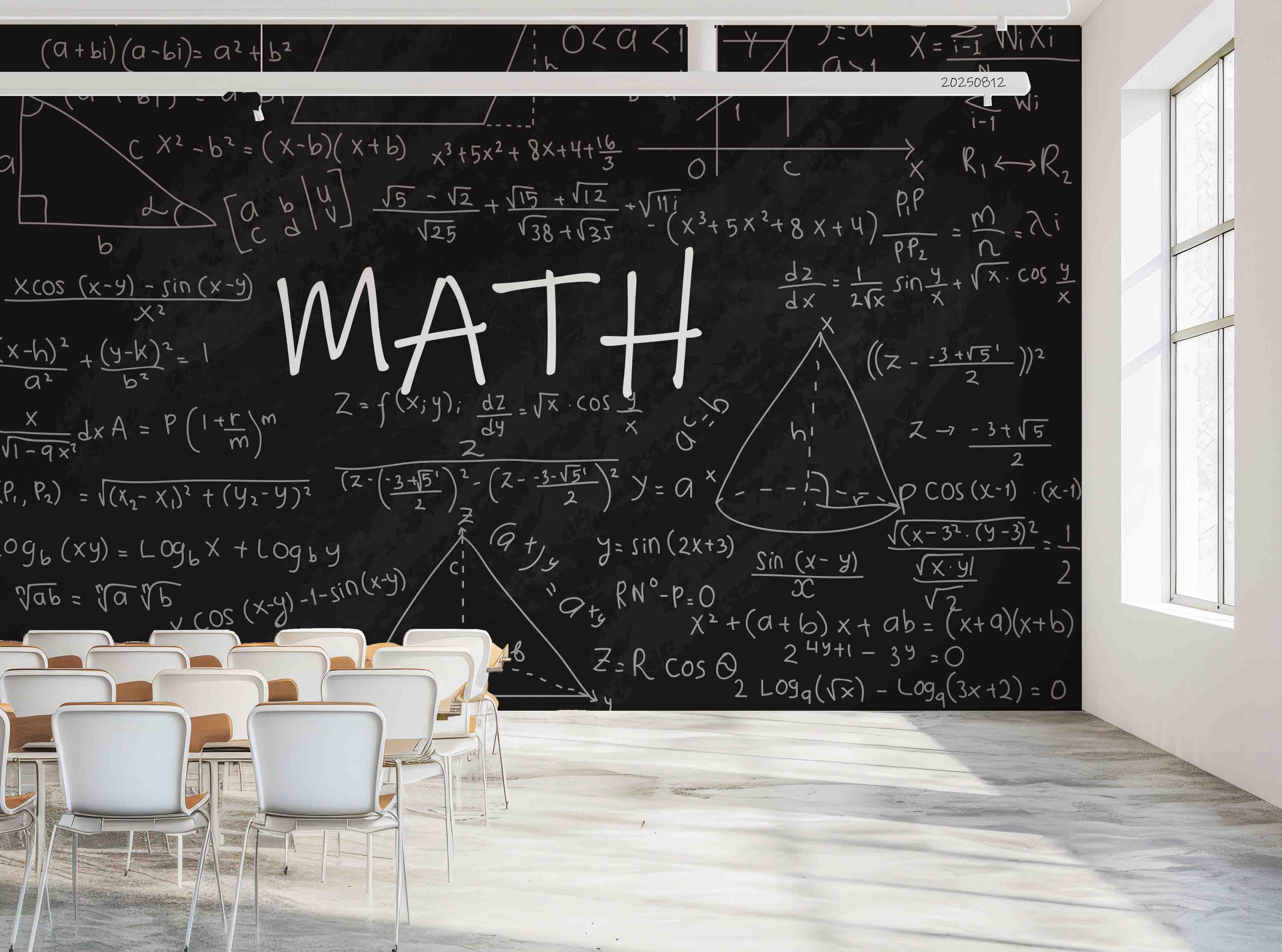 3D School STEM Science Lab Classroom Teaching Aid Math Wall Mural Wallpaper 31