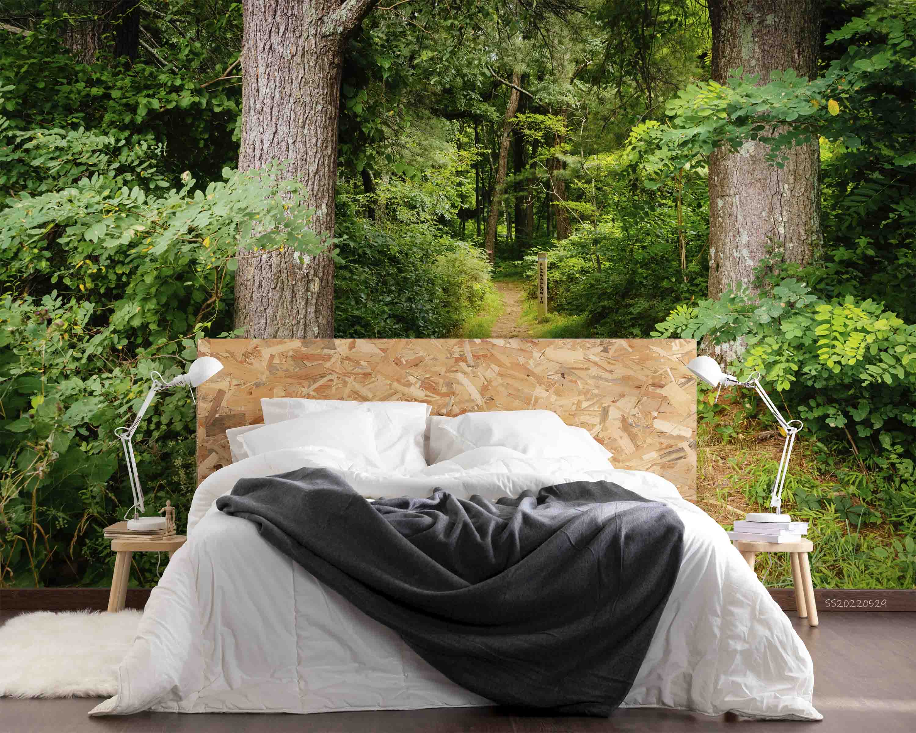 3D Shenandoah National Park Forest Trail Virginia Wall Mural Wallpaper GD 4381- Jess Art Decoration