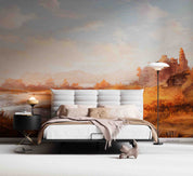 3D Autumn Landscape Oil Painting Wallpaper Wall Mural Wall Decor Wall Art Wall Sticker Remoable Wallpaper LQH 35