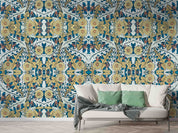 3D Art Nouveau Style Dandelion Floral Pattern Background Wall Mural Wallpaper GD 3501- Jess Art Decoration