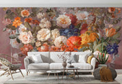 3D Colorful Floral Background Wall Mural Wallpaper GD 4727- Jess Art Decoration