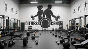 3D Gym Fitness Gymnasium Dumbbell Wall Mural Wallpaper 51