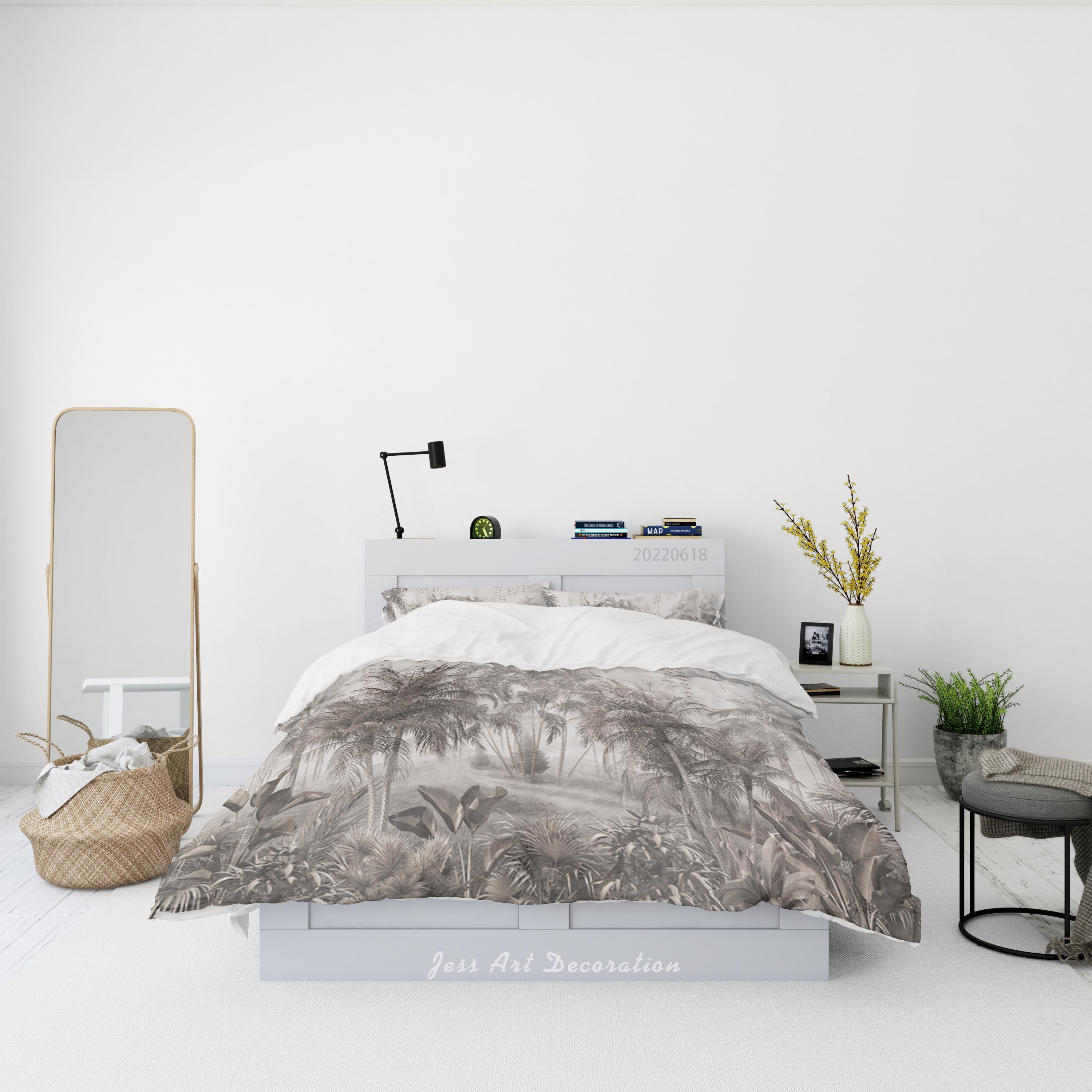 3D Forest Tree Leaf Quilt Cover Set Bedding Set Duvet Cover Pillowcase 719