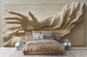 3D Art Sculpture Hand Pattern Wallpaper Wall Mural Wall Decor Wall Art Wall Sticker Remoable Wallpaper LQH