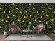 3D Vintage Lemon Green Leaf William Morris Pattern Wallpaper Wall Mural Wall Decor Wall Art Wall Sticker Remoable Wallpaper