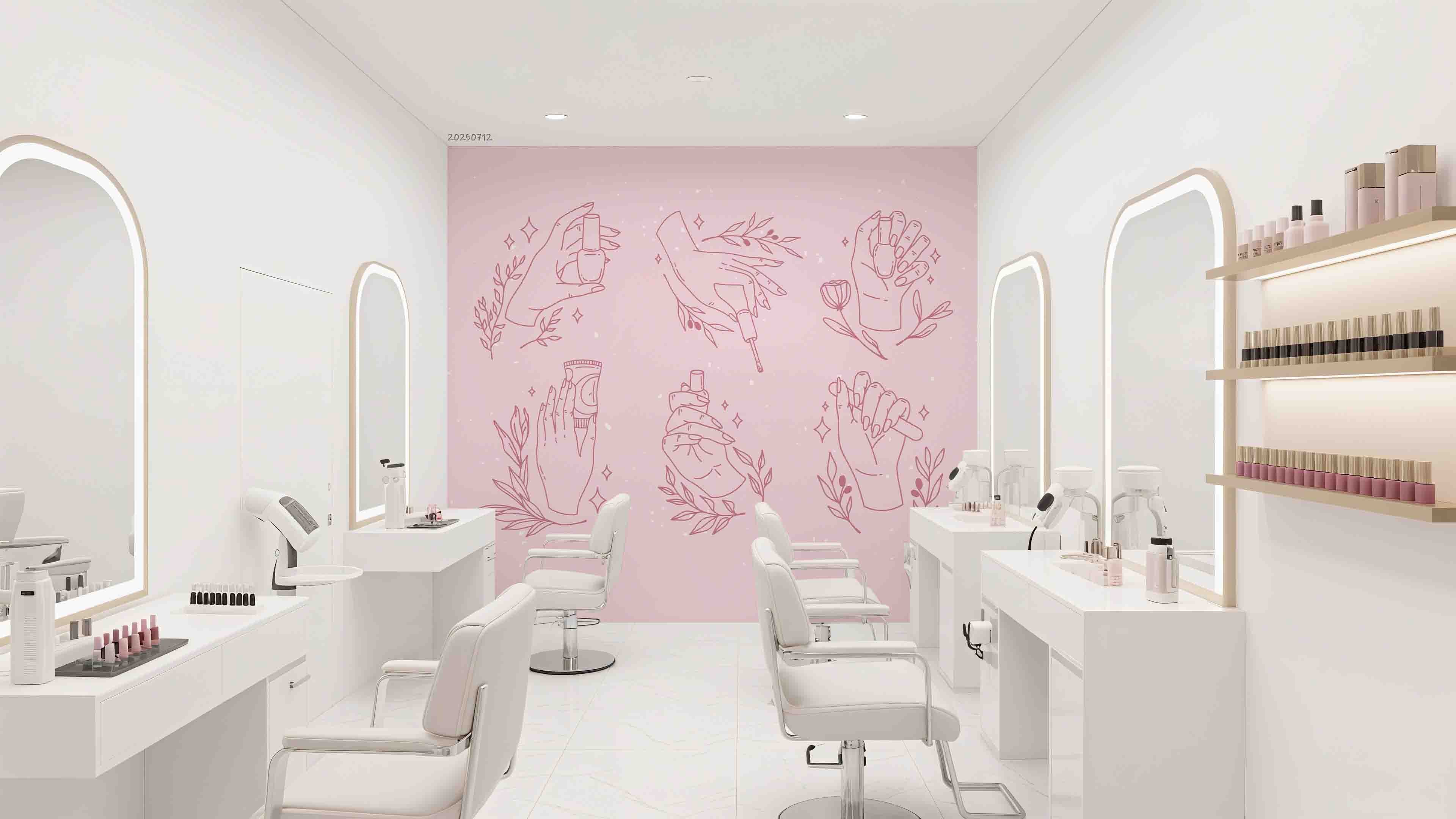3D Salon Shop Beauty Salon Nail Salon Wall Mural Wallpaper 53