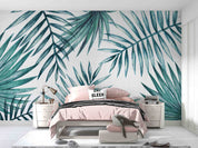 3D Watercolor Plant Leaf Wall Mural Wallpaper GD 4934- Jess Art Decoration
