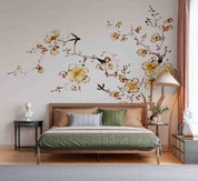 3D Ink Plum Blossom Branch Wallpaper Wall Mural Wall Decor Wall Art Wall Sticker Remoable Wallpaper LQH