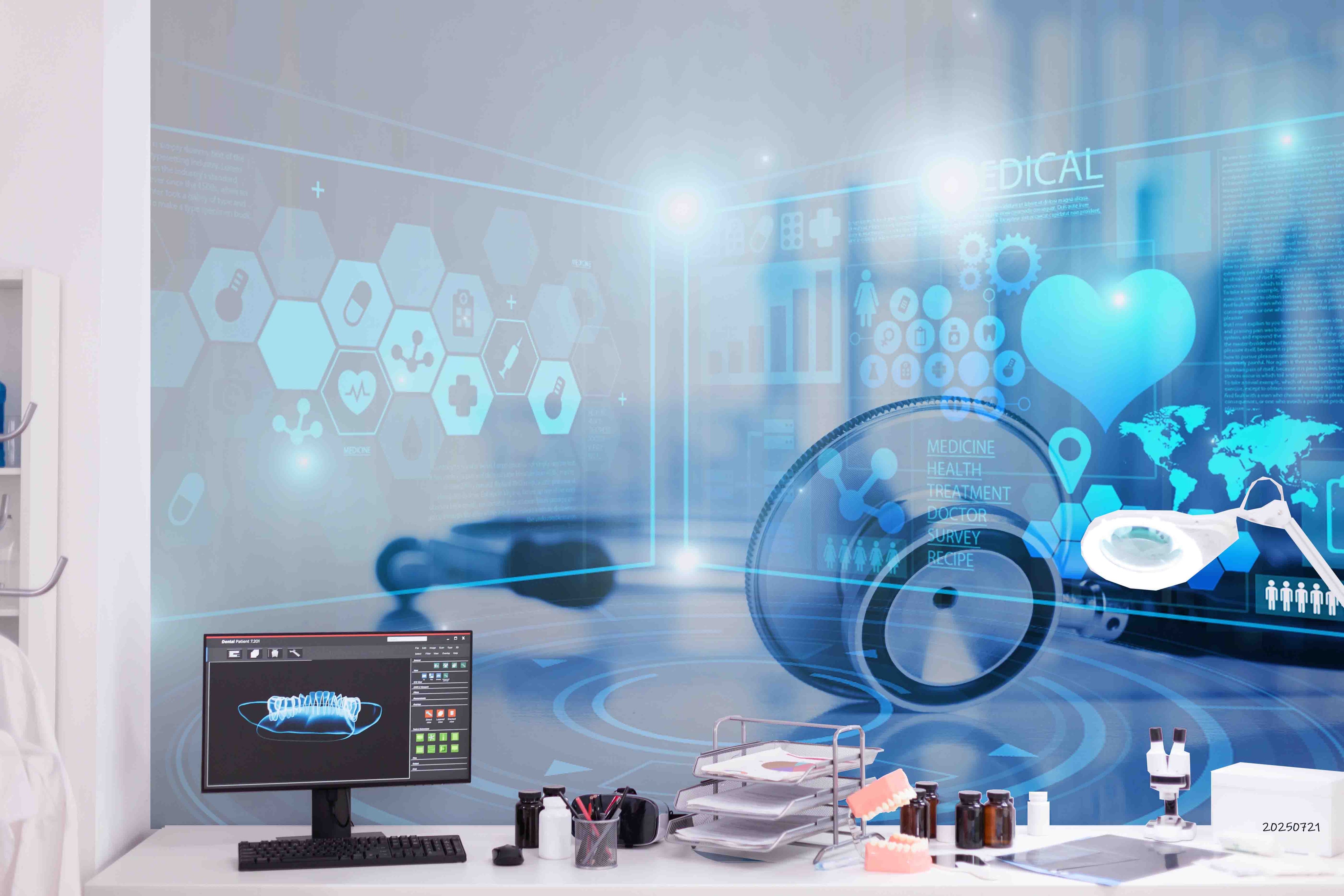 3D Clinic Hospital Rehabilitation Center Health Wall Mural Wallpaper 8