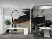 3D Office Business Technology Particle Mesh Wall Mural Wallpaper 10