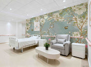 3D Aged Care Retirement Home Gerocomium Rest Home Floral Bird Vintage Wall Mural Wallpaper 8
