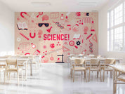 3D School STEM Science Lab Classroom Teaching Aid Wall Mural Wallpaper 41